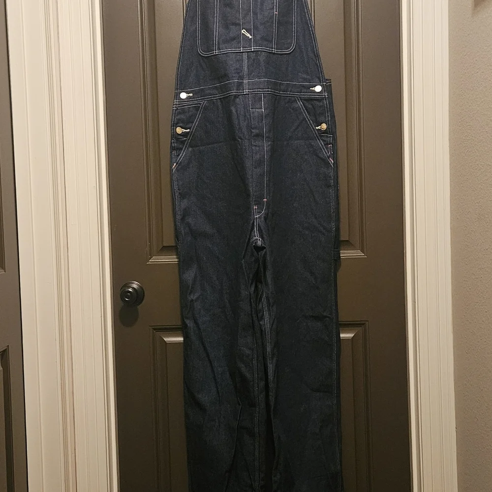 NWOT DICKIES Men'sIndigoBibOveralls-tag says34x34;BUT,fit like 38x36..Mislabeled - Picture 7 of 10